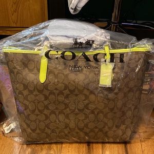 Brand new coach bag and wallet